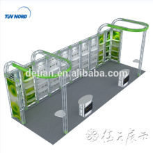China Detian 3*6 exhibition products display booth exhibitions display stall design and fabrication , exhibition tv stand